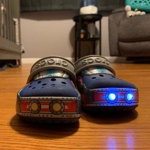 Size 6 Toddler light up CROCS
